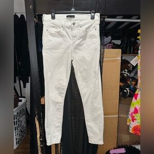 Banana Republic Women's White Skinny Jeans